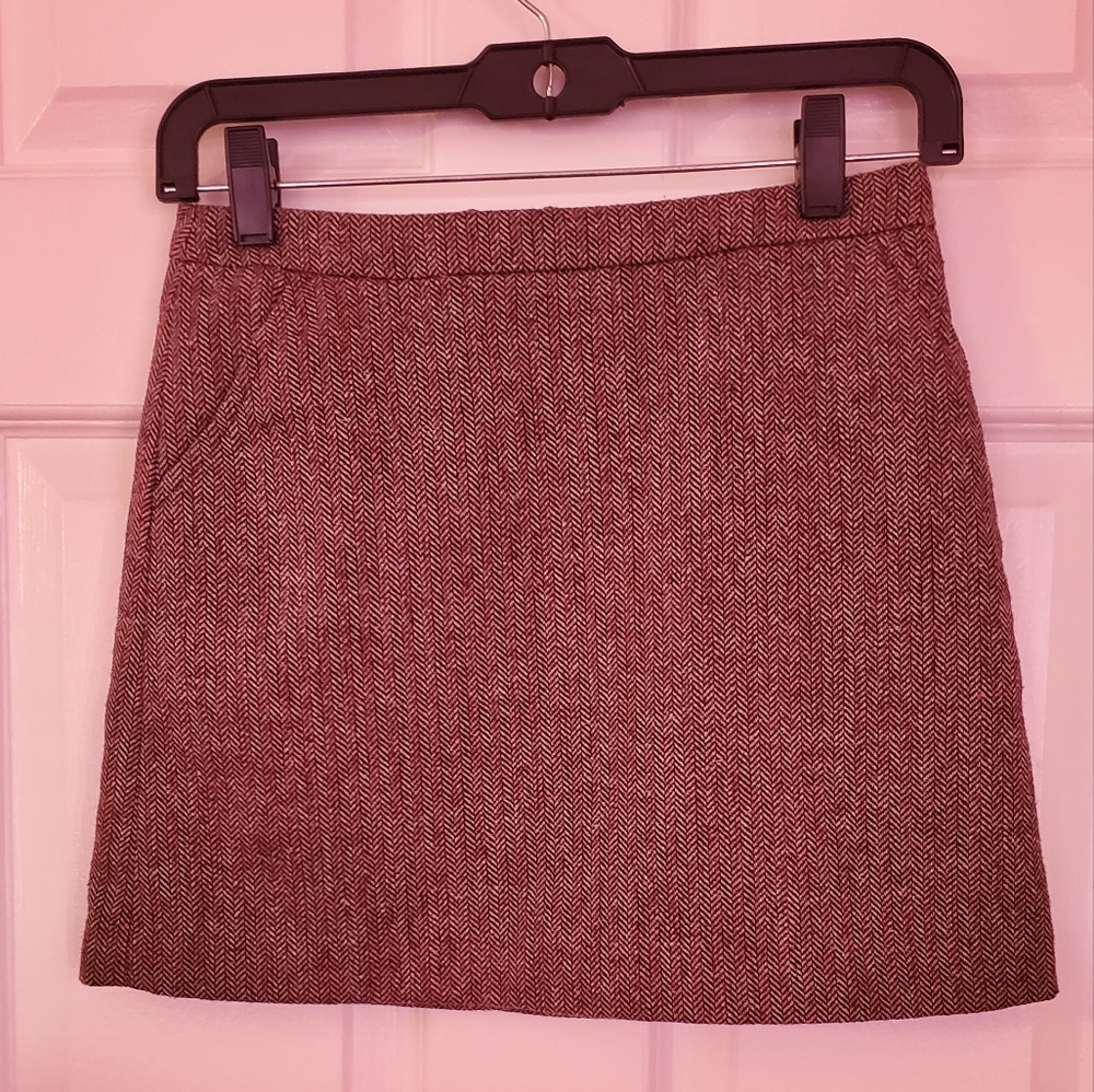H&M Wool Mini Skirt